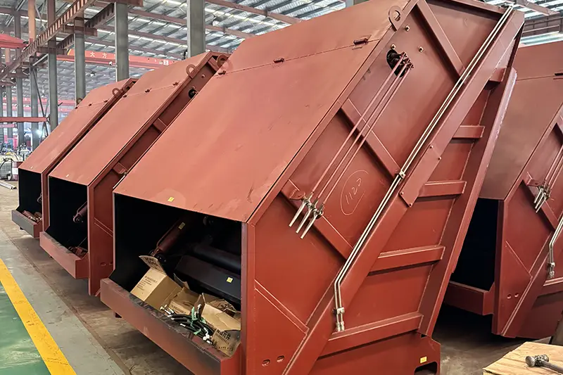 Komprimerad sopbilskropp